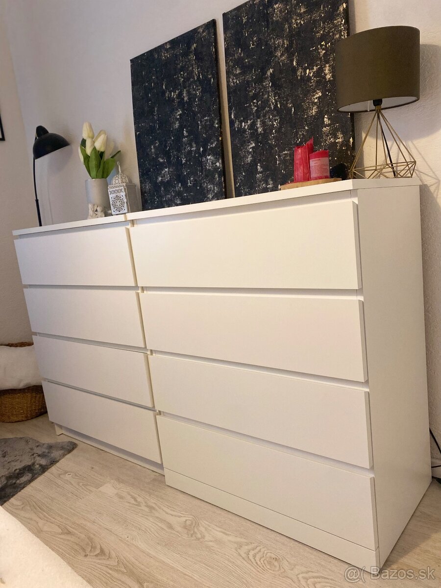 Biela komoda Ikea, Jysk - 2