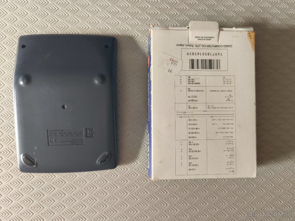 Kalkulačka Casio - 2