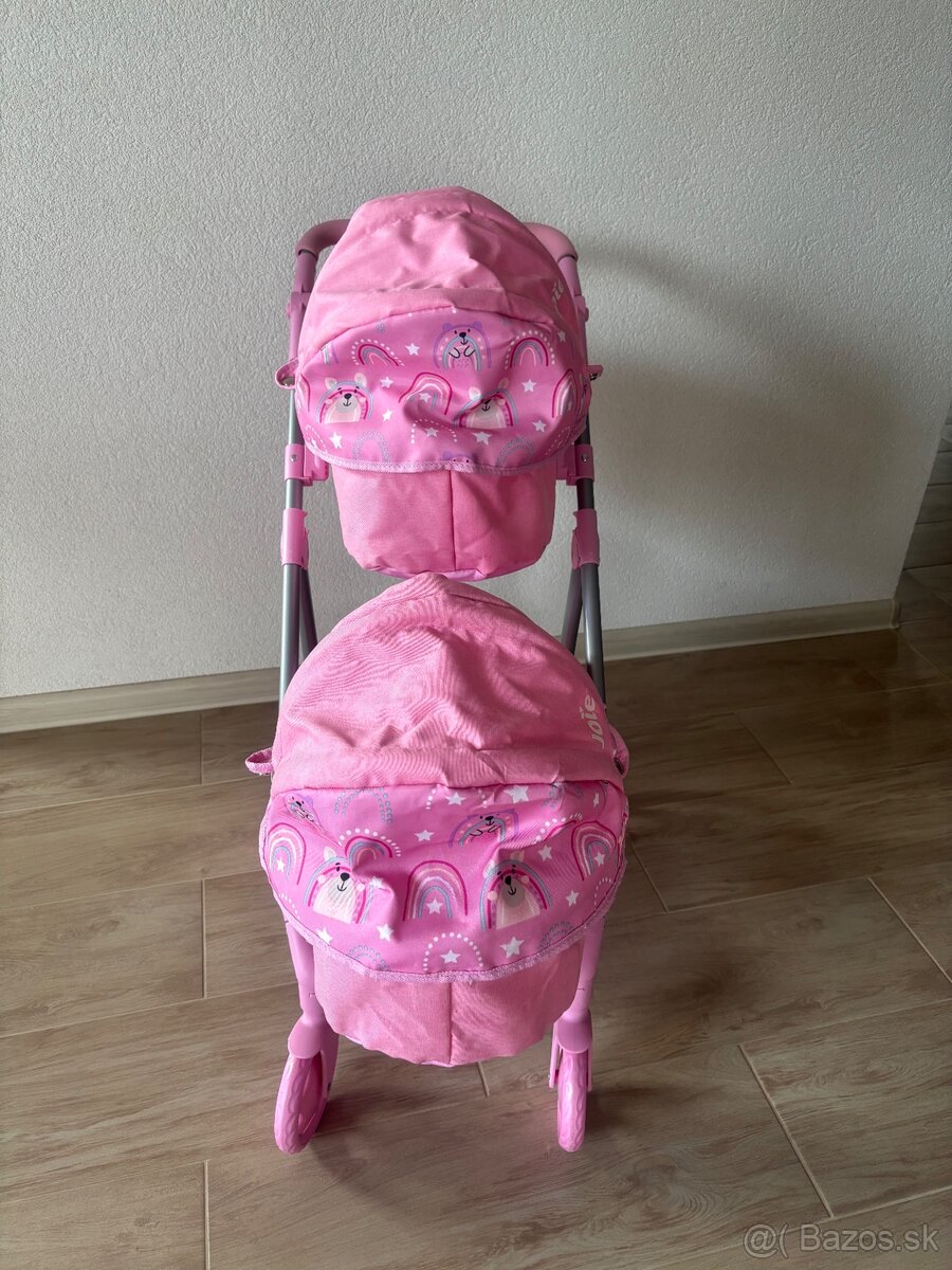 Detský kočík pre dve bábiky - 2