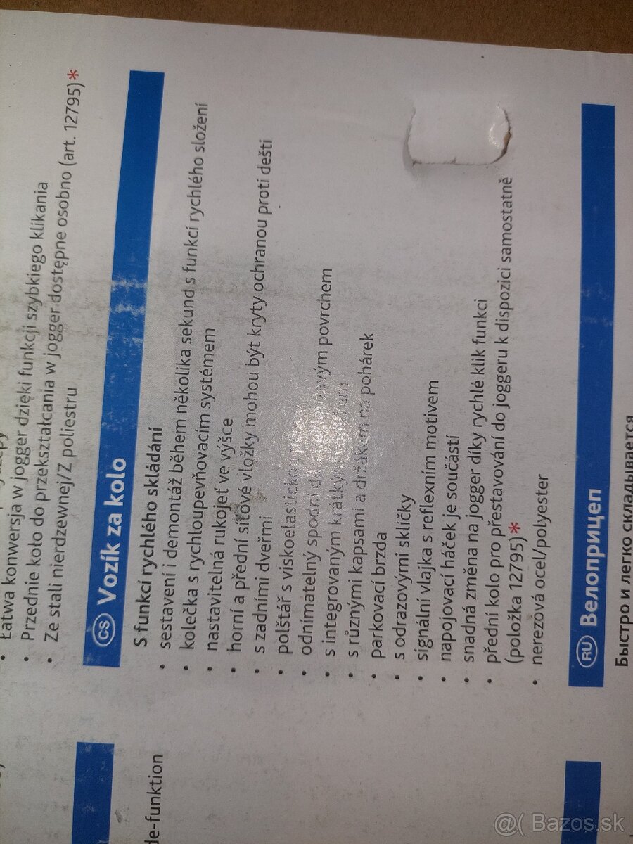 Trixie - príves na bycikel pre psa - 2