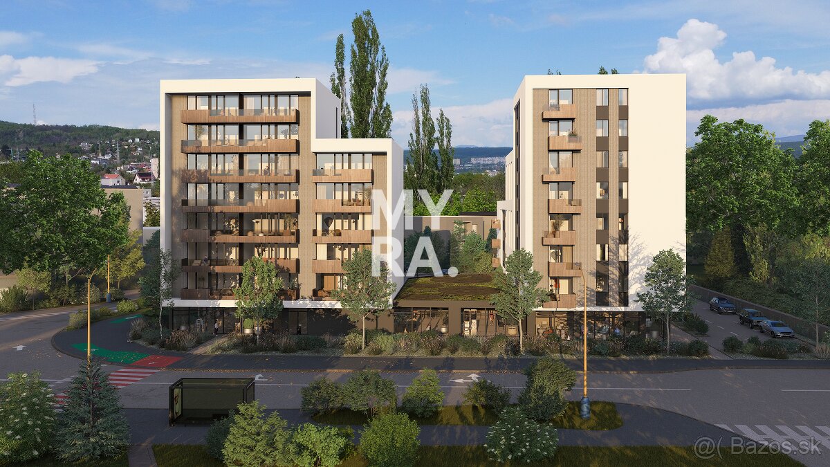 4 izbový byt s terasou a balkónom, novostavba, Ipelska ulica - 2