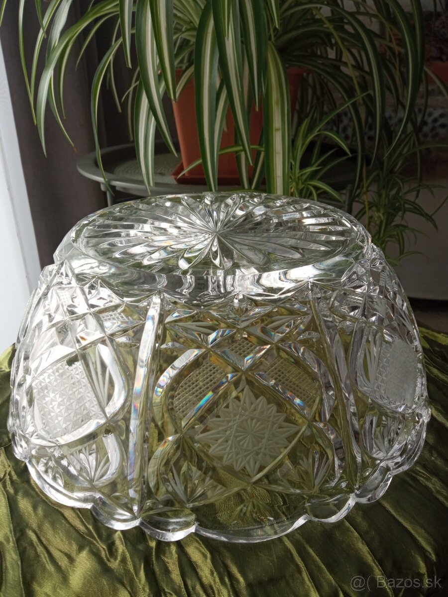 Krištáľová misa 1970, Bohemia crystal - 2
