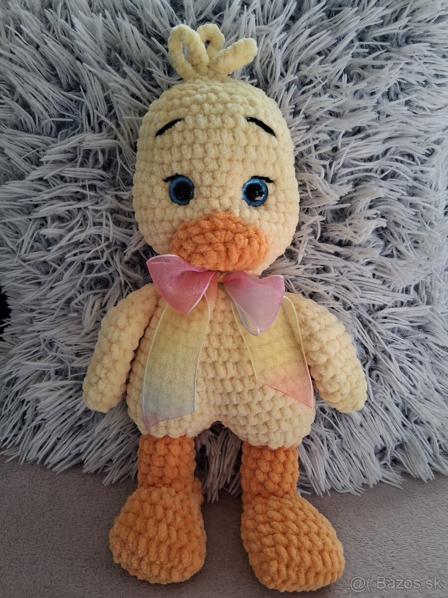 Háčkovaná hračka- kačička - 2
