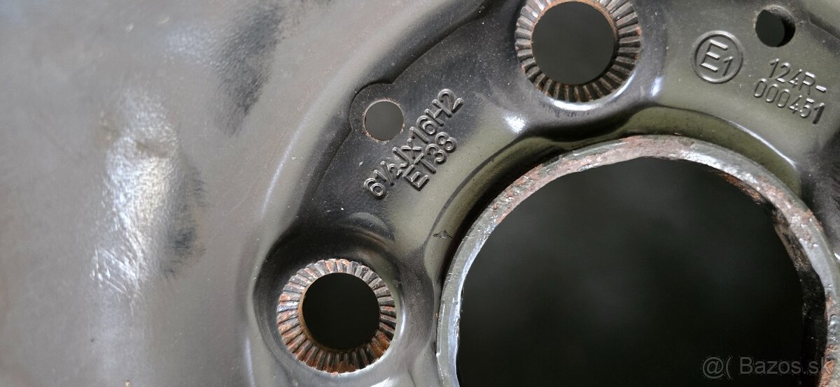 5x112-r16,6,5J,et38-originál Mercedes - 2