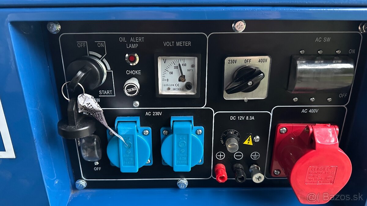 Predam Robustnu dieselovu elektrocentrálu Scheppach SG 5200 - 2