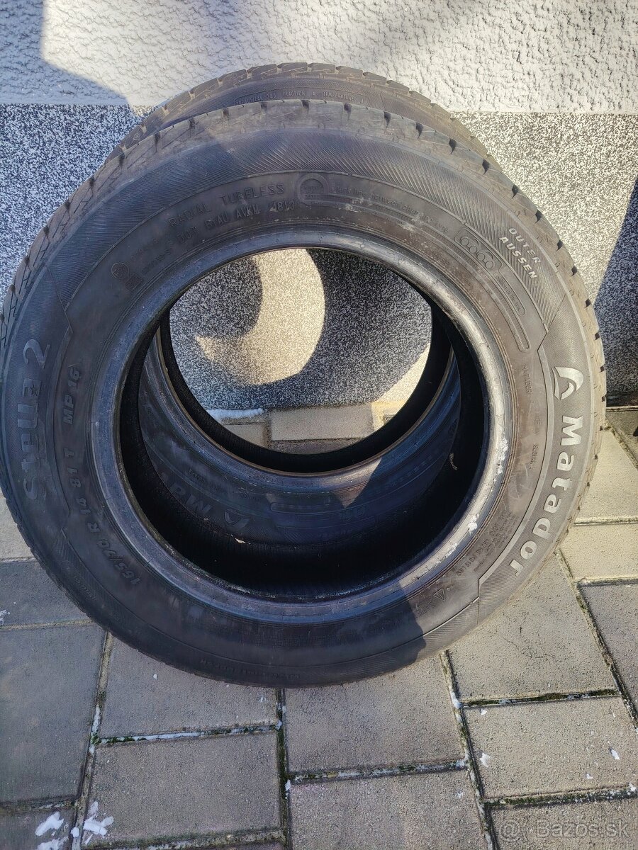 Predám PNEU 165/70R14 81T LETO - 2