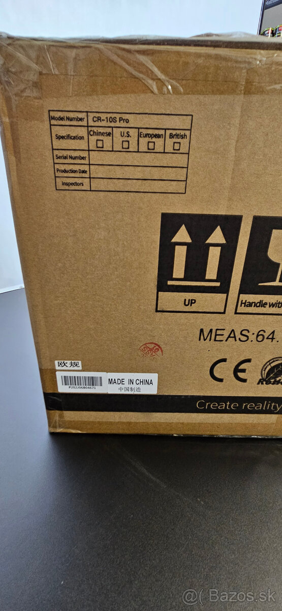 3D Tlačiareň CREALITY CR-10S Pro Nová, Neotevřená - 2