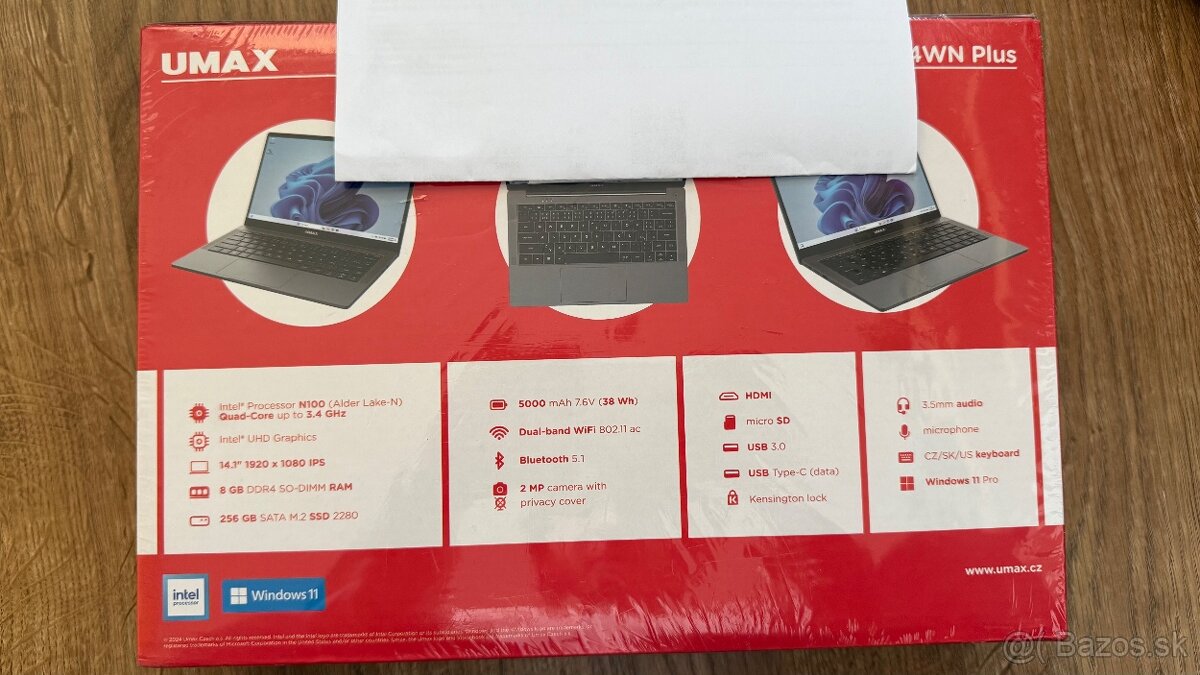 NOVÝ NOTEBOOK 14” | Windows 11 | zabalený | ZÁRUKA | 220€ - 2