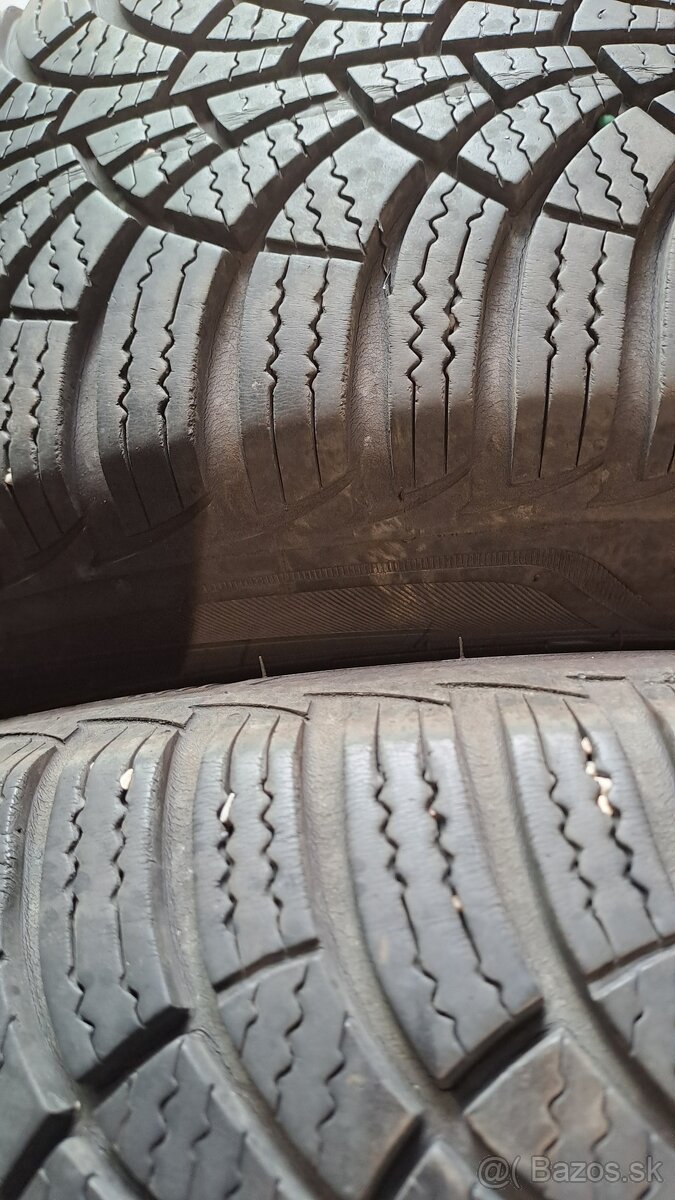 Predám 4ks jazdené zimné 185/60r15-84T Good Year - 2