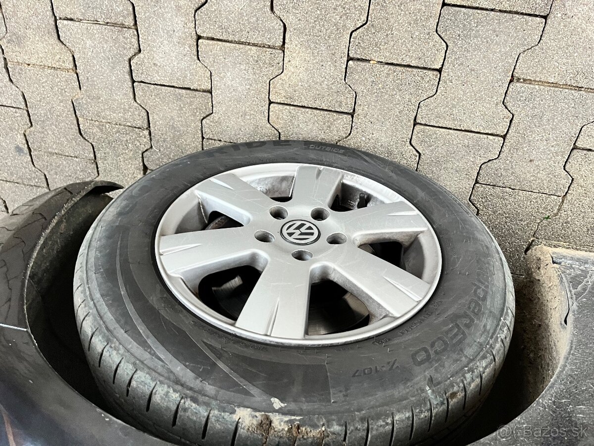 disky s pneumatikami 5x112 195/65 r15 elektrony alu disky VW - 2