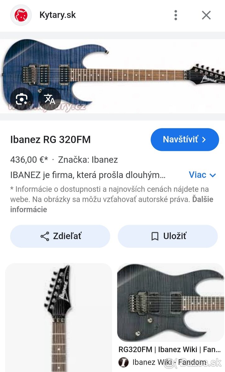 IBANEZ - RG320FM - 2
