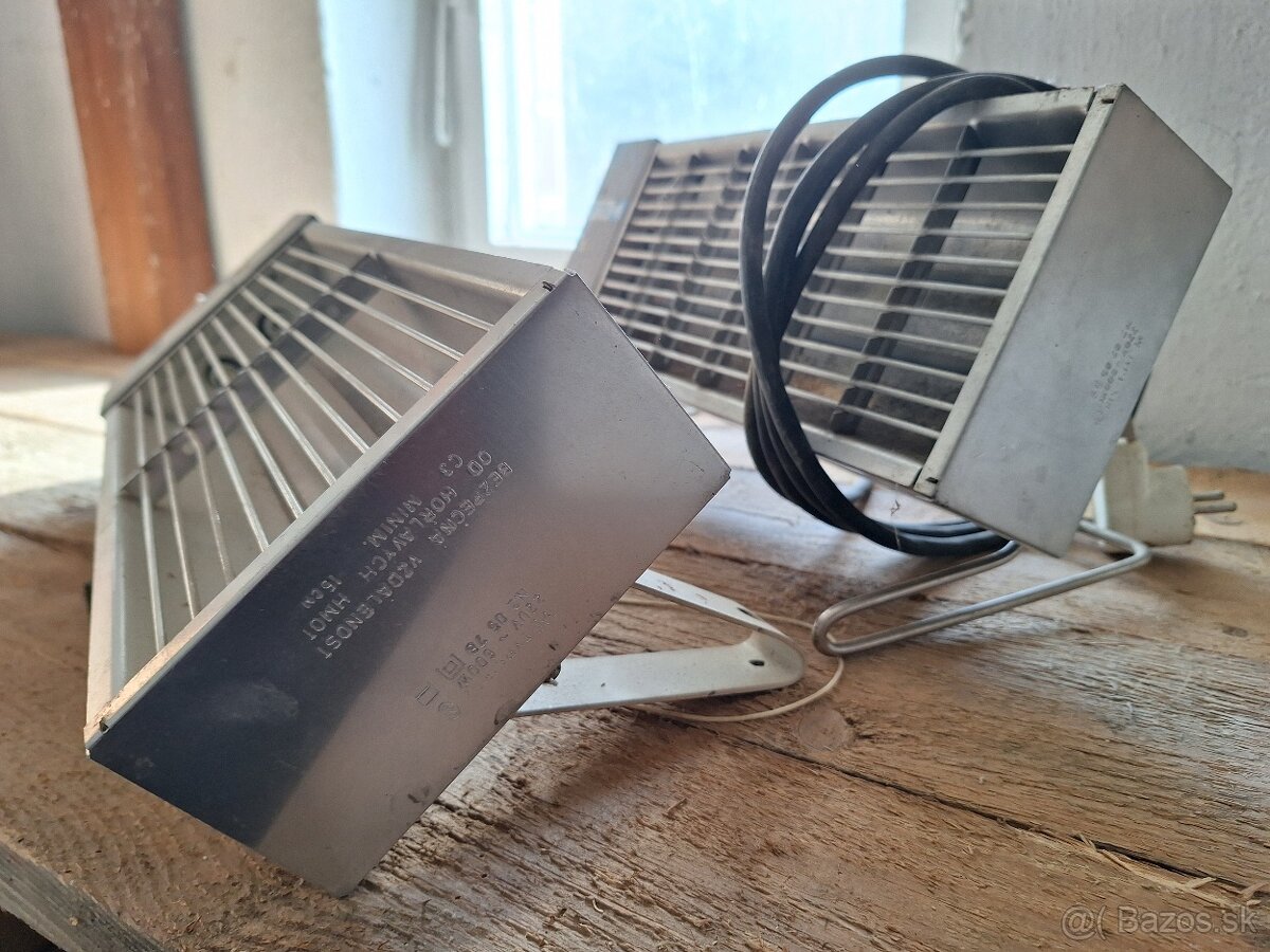 Retro elektricky ohrievac - 1 kus - 2