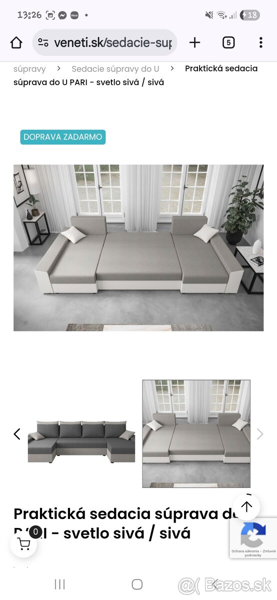 Sedacia súprava - 2