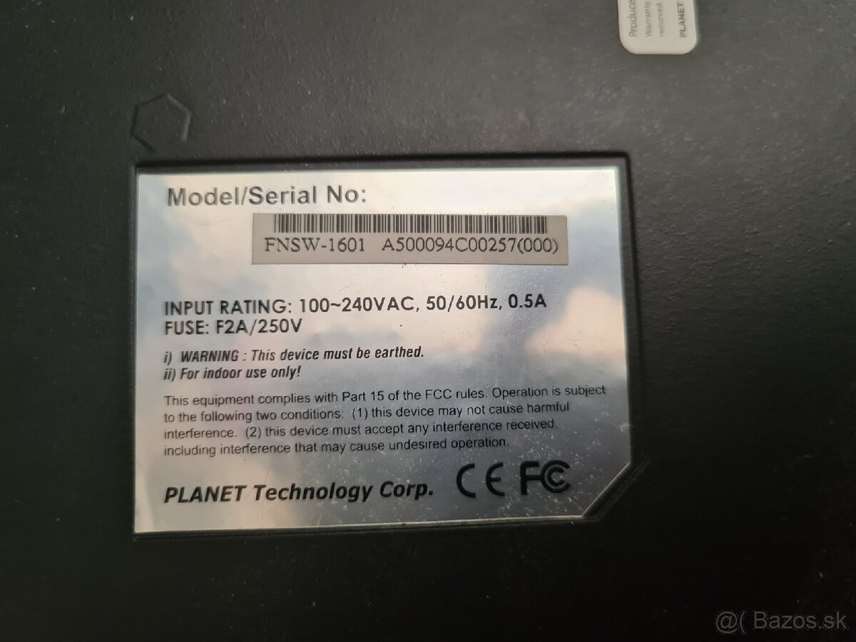 100Mbps Ethernet switch Planet FNSW-1601 - 2