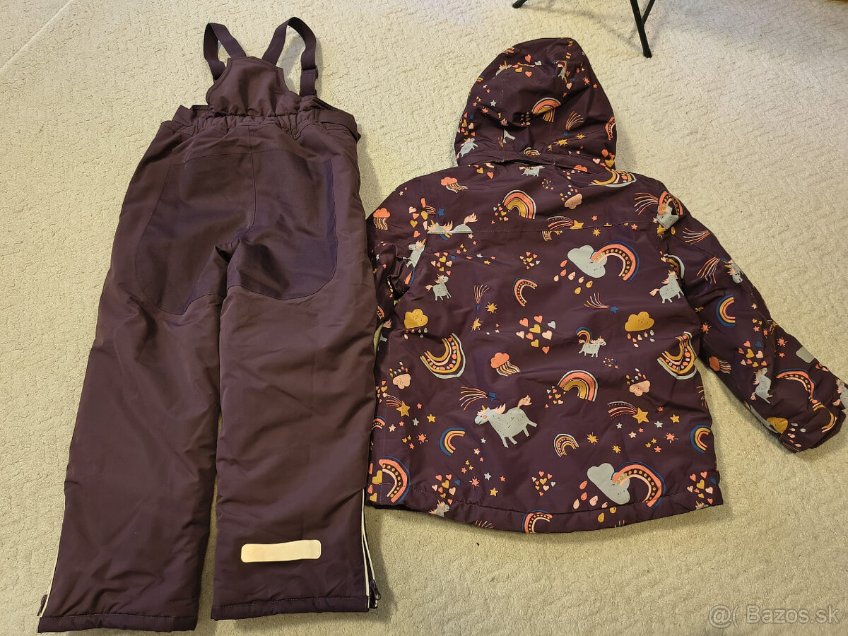 Predám dievčenská zimná súprava značky Tchibo, v. 110-116 - 2