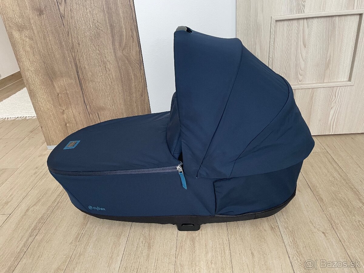 CYBEX Priam Lux Carry Cot Nautical Blue Platinum - 2