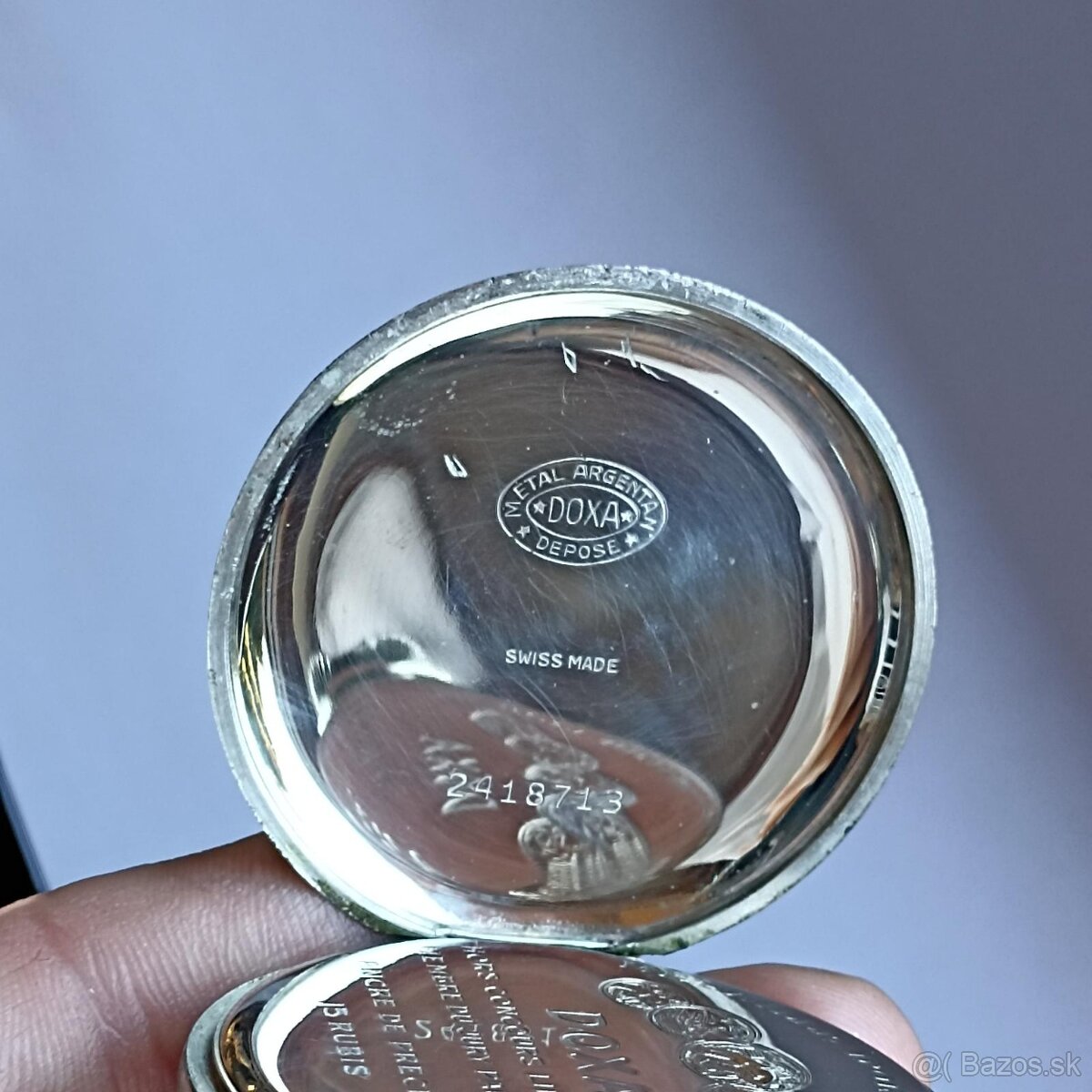 Panské kapesní hodinky DOXA s medailema - 2