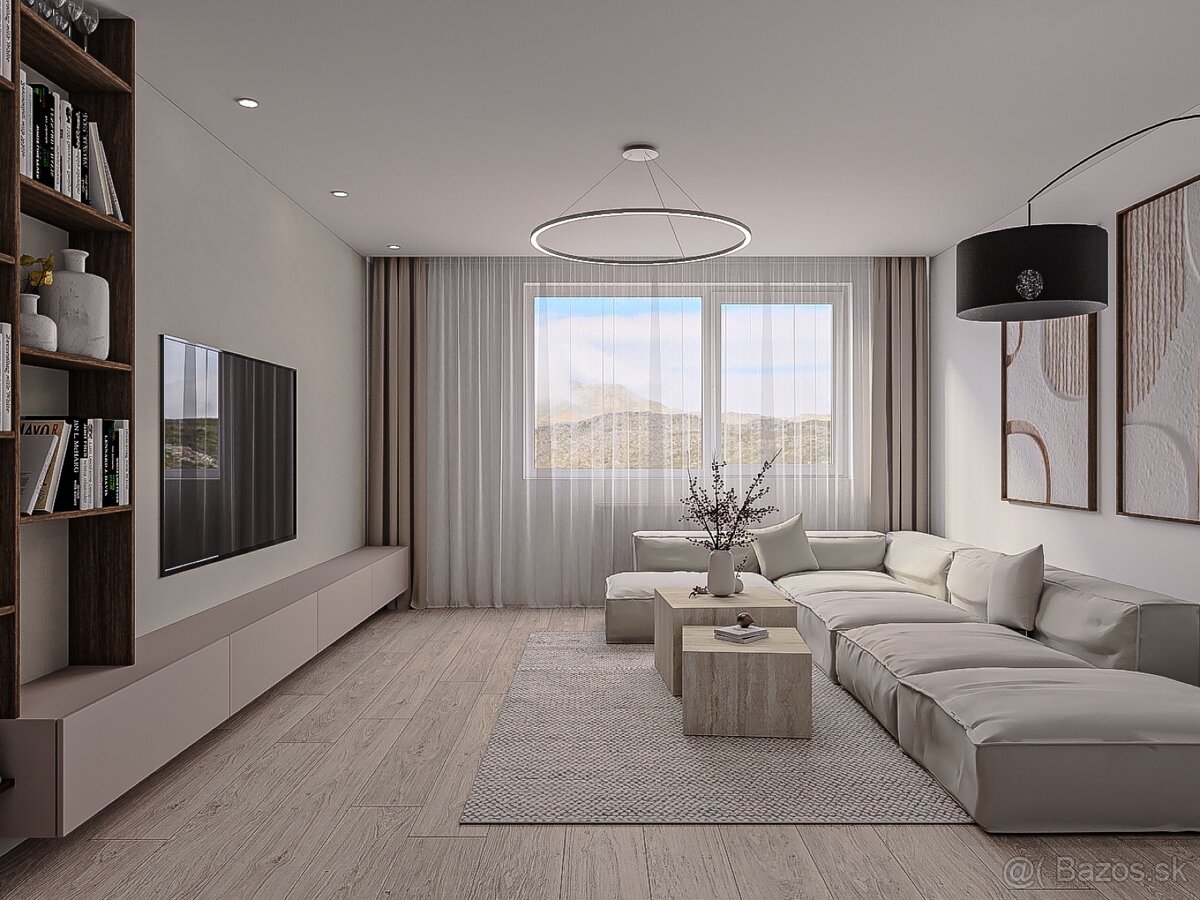 Ponúkame 3-izbový dizajnový byt s loggiou - Sever - 2