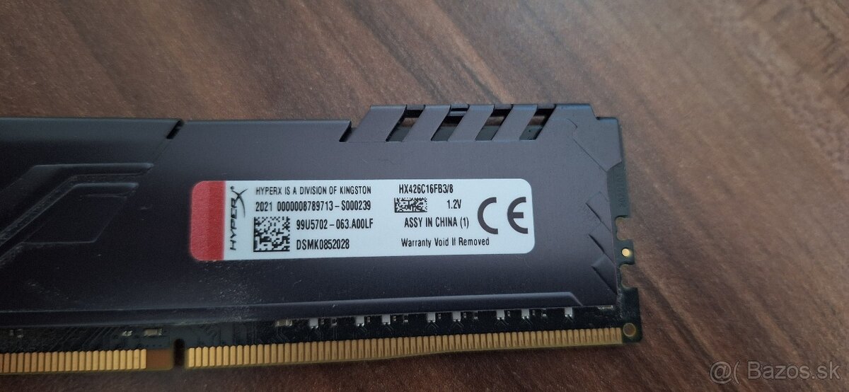 Operačná pamäť HyperX 2x8GB DDR4 2666 MHz CL16 - 2