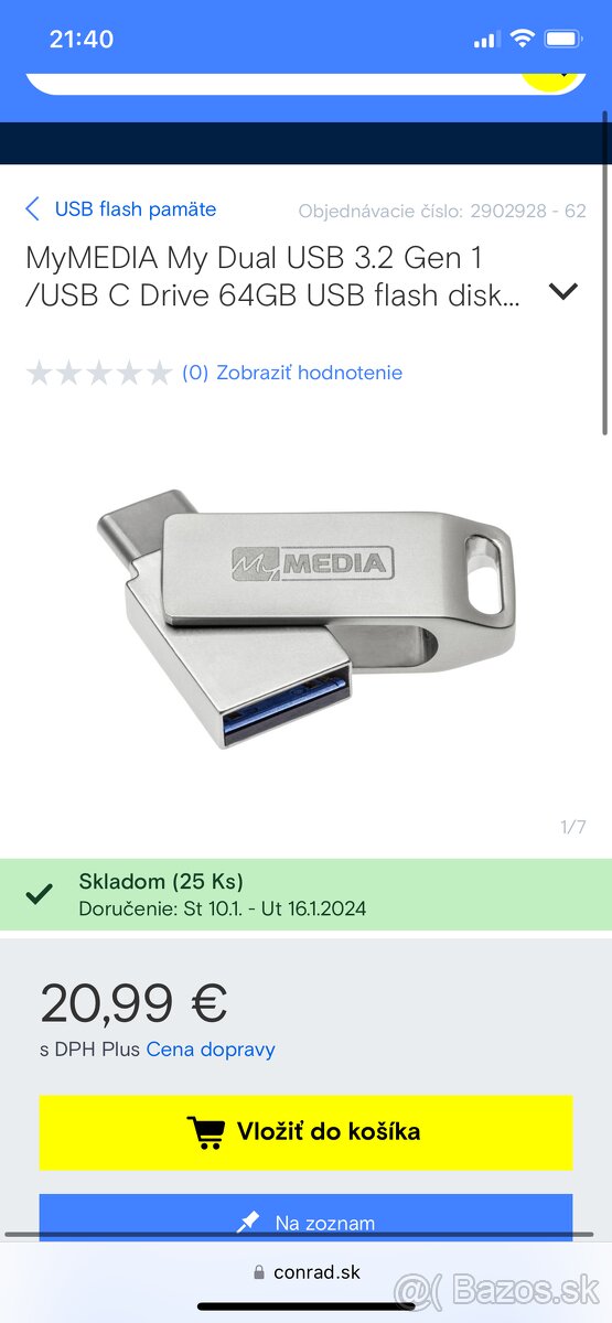 USB kľúč DUAL 64gb a 32gb - 2