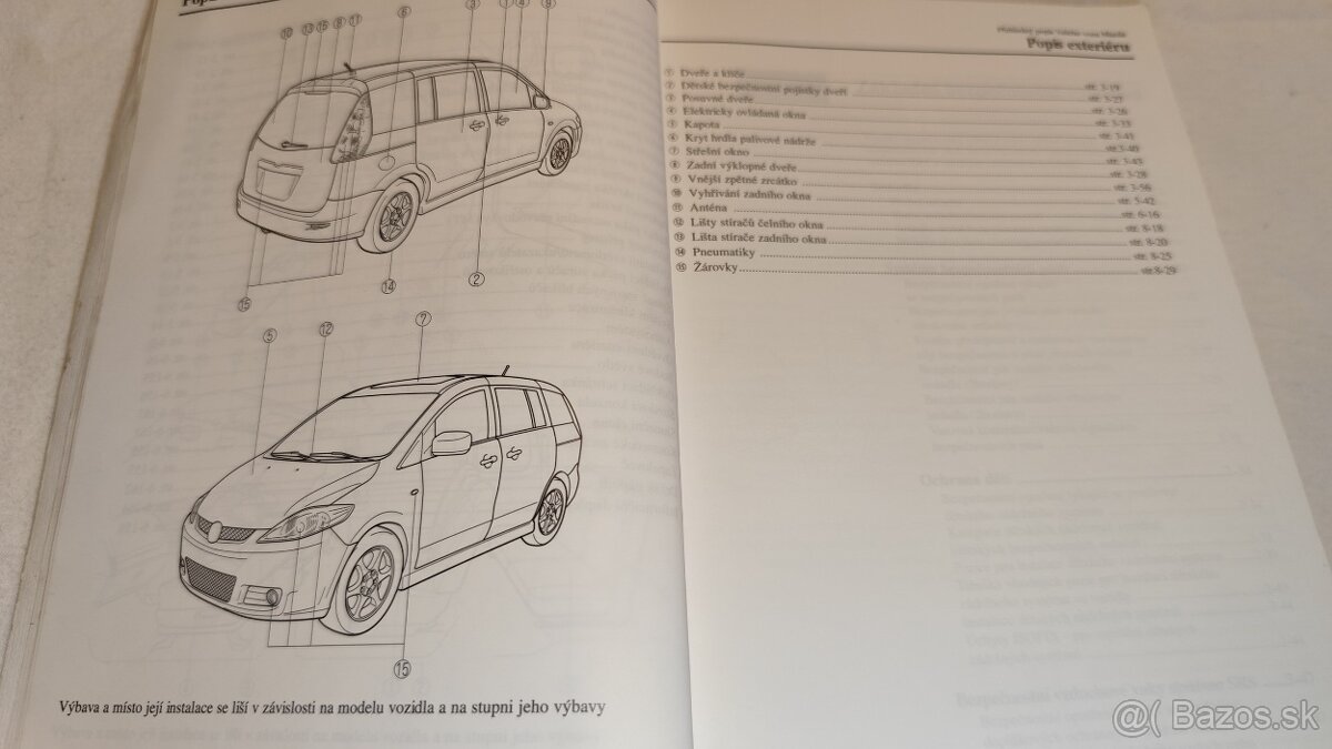 MAZDA 5 - návod k obsluze - uživatelská příručka - 2