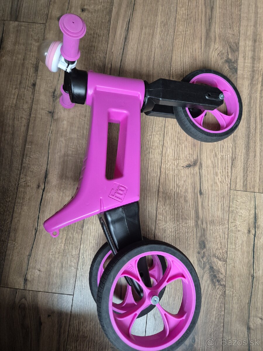 Funny Wheels Odrážadlo ruzove - 2