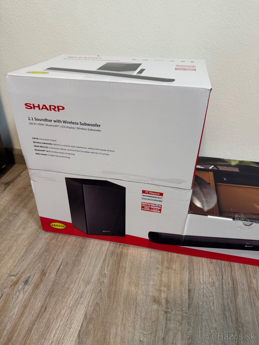 Soundbar so subwoferom sharp - 2