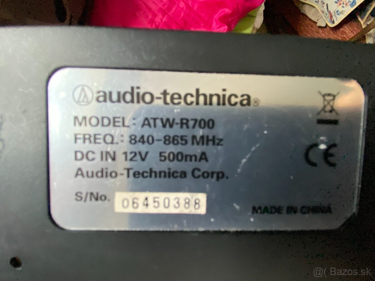 Audio Technica UHF bezdrotovy mikrofon - set - 2