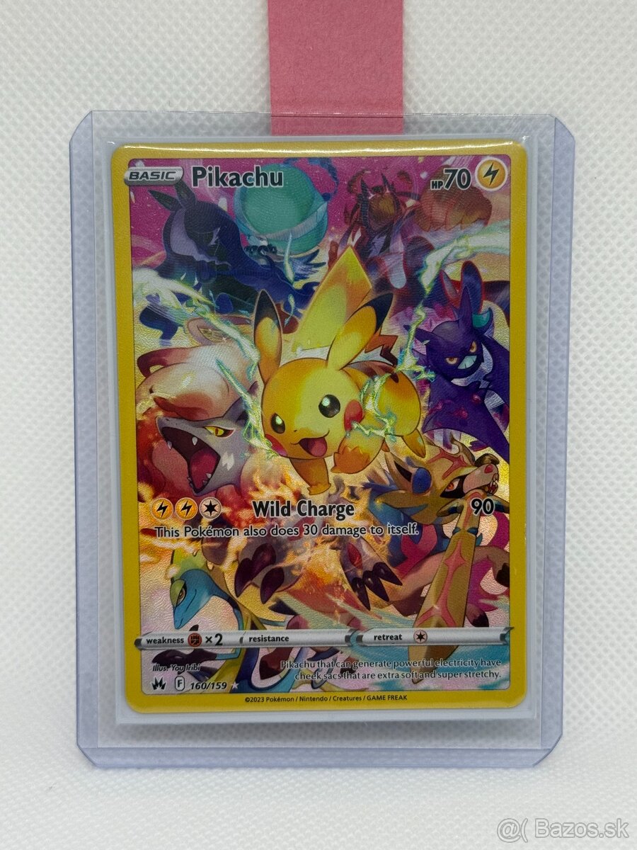 Pokémon karta Pikachu 160/159 – Crown Zenith – EX - ORIGINÁL - 2