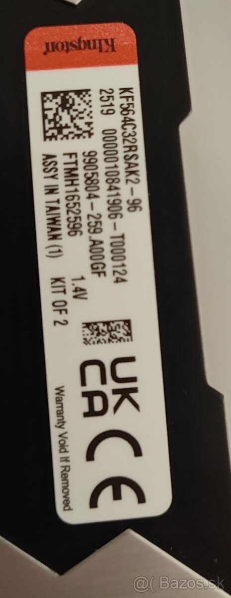 DDR5 2x48gb (96gb) 6400Mhz cl32 - 2