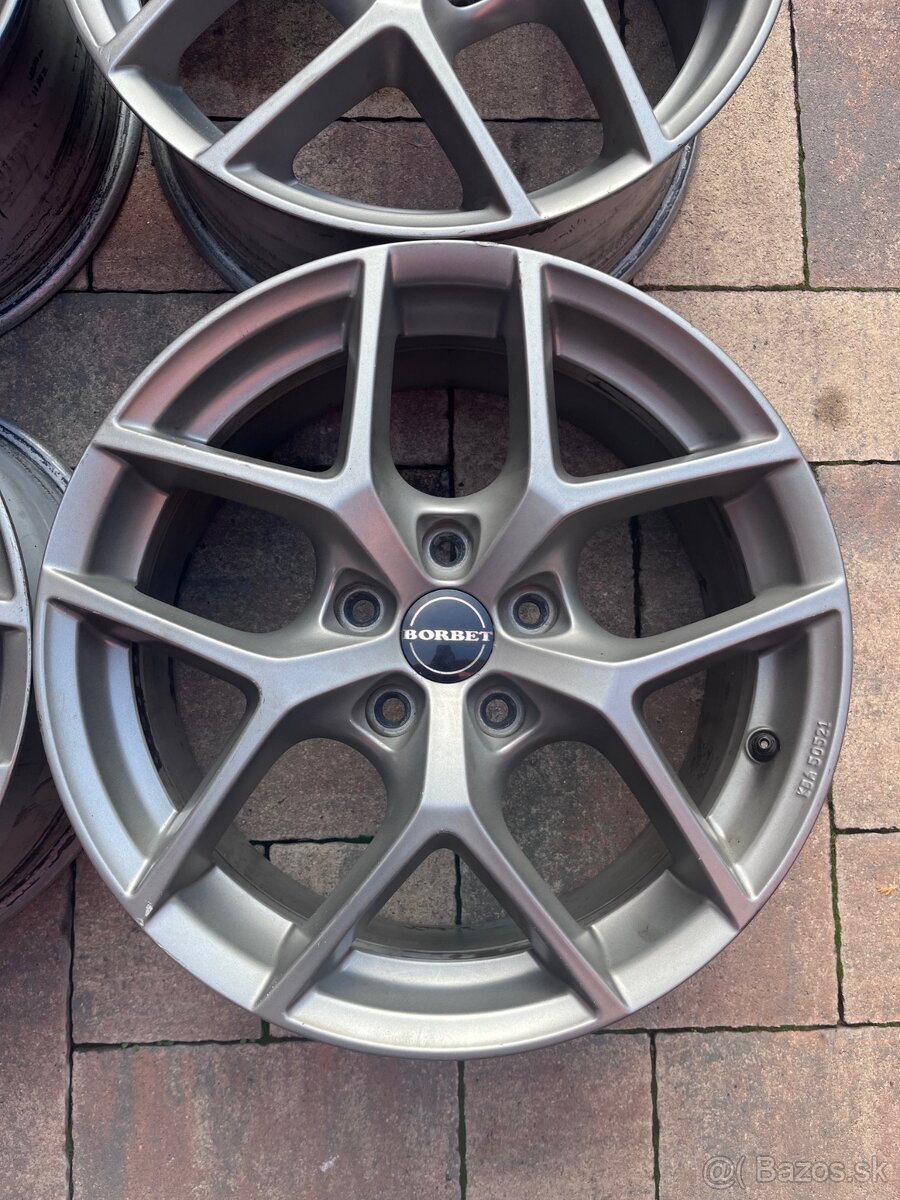 Hliníkové disky Borbet Škoda/VW/Seat - R17, 5x112 - 2