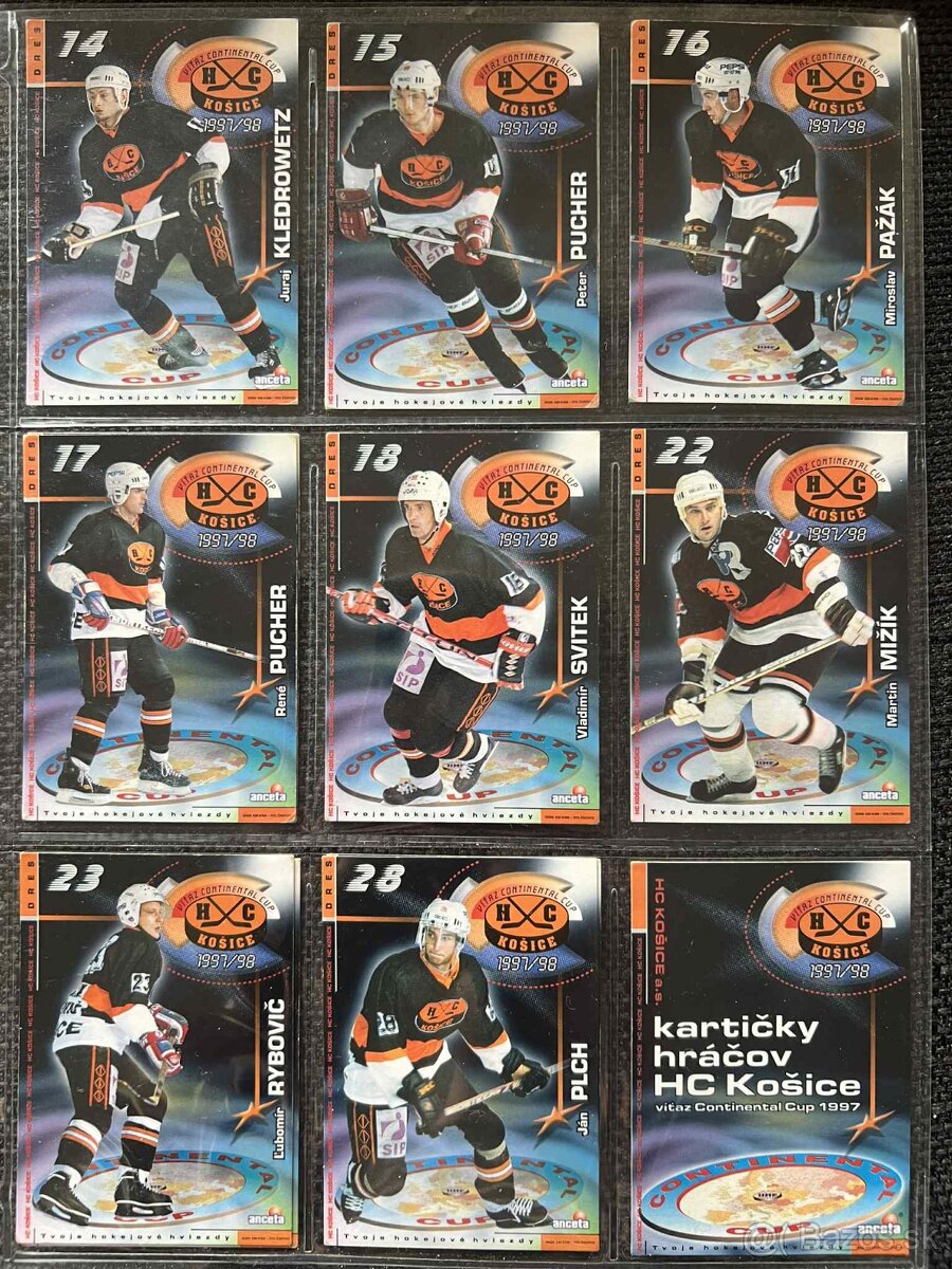 APS, Anceta, OFS karty hokej 97/98 - 2