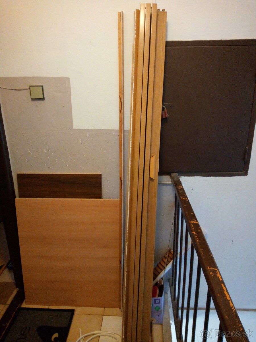 Predám posuvné zhrnovacie dvere, dekor dub - 2