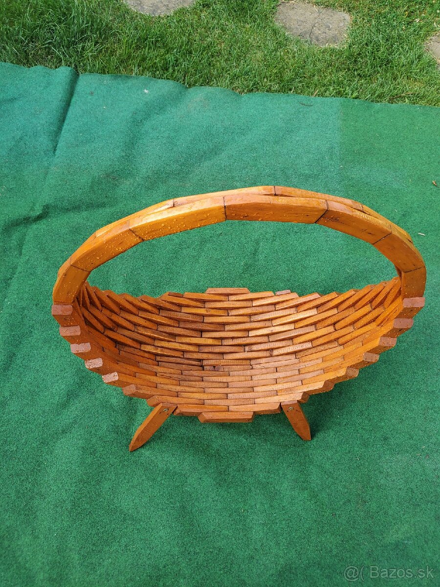 Drevený košík - 2