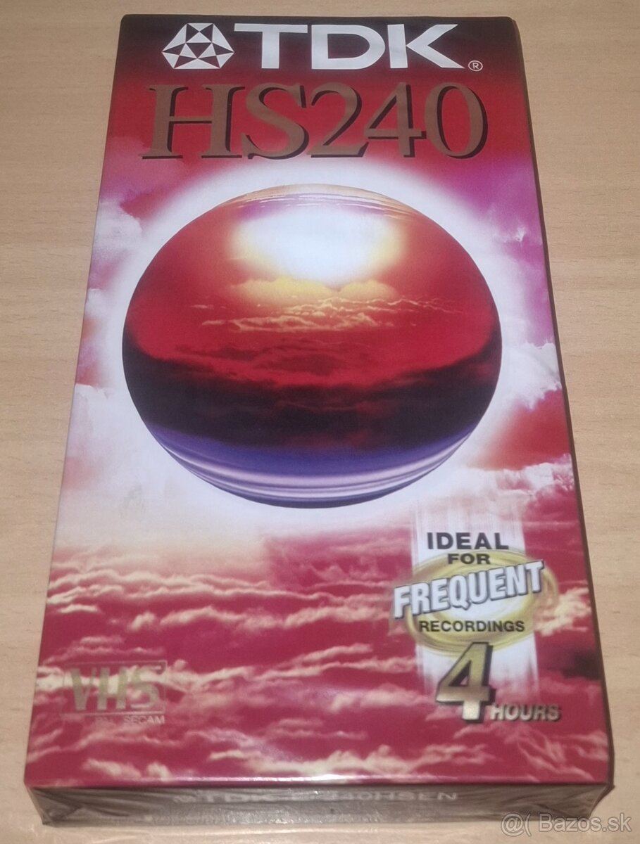 VHS Kazeta TDK HS240 / Nová Zabalená - 2
