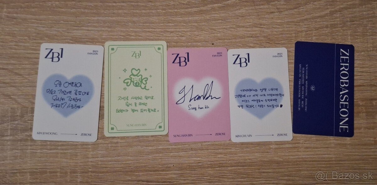 KPOP Album photocards - ZeroBaseOne ZB1 - 2