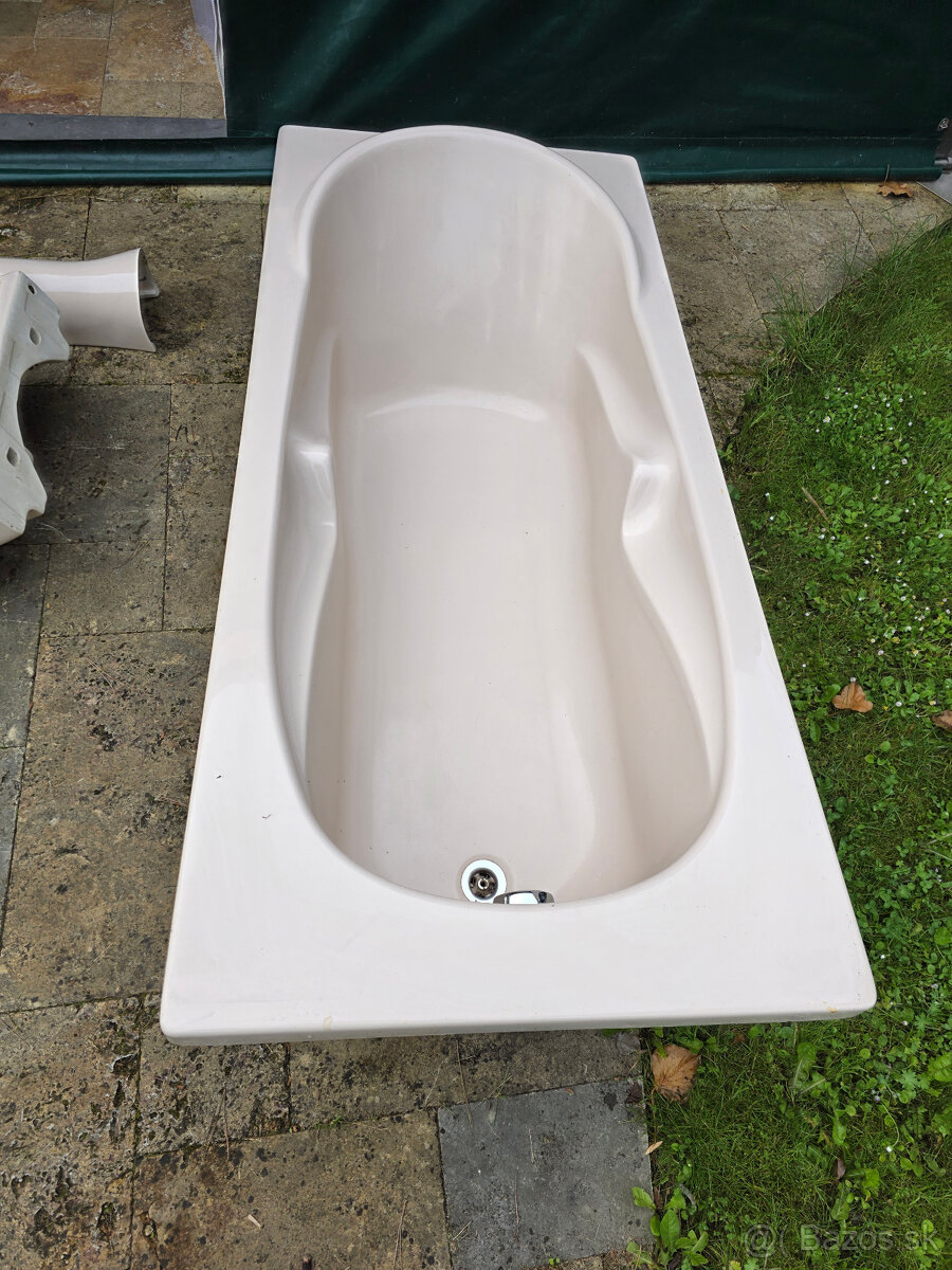 vaňa 170 a umyvadlo s nohou - 2