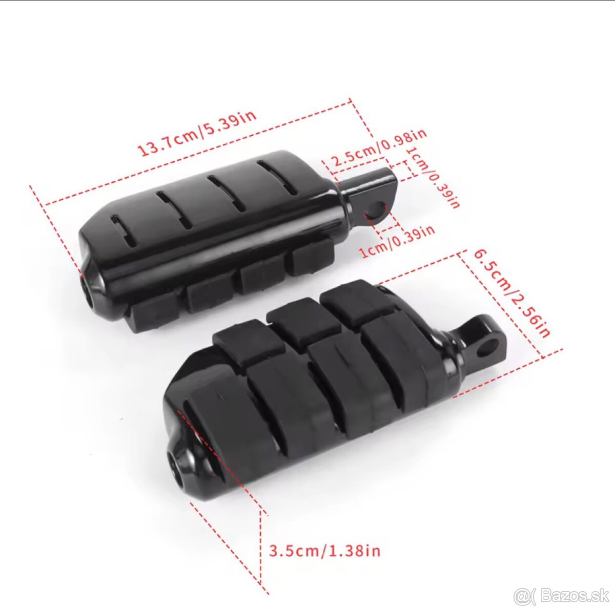 Stupačky predné čierne - 2