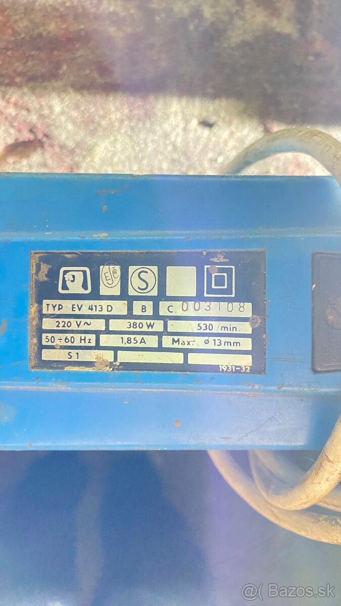 vŕtačky Narex a Bosch - 2