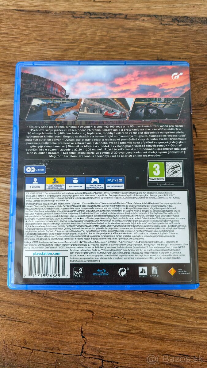 Predám hru na PS4 Gran Turismo 7 - 2