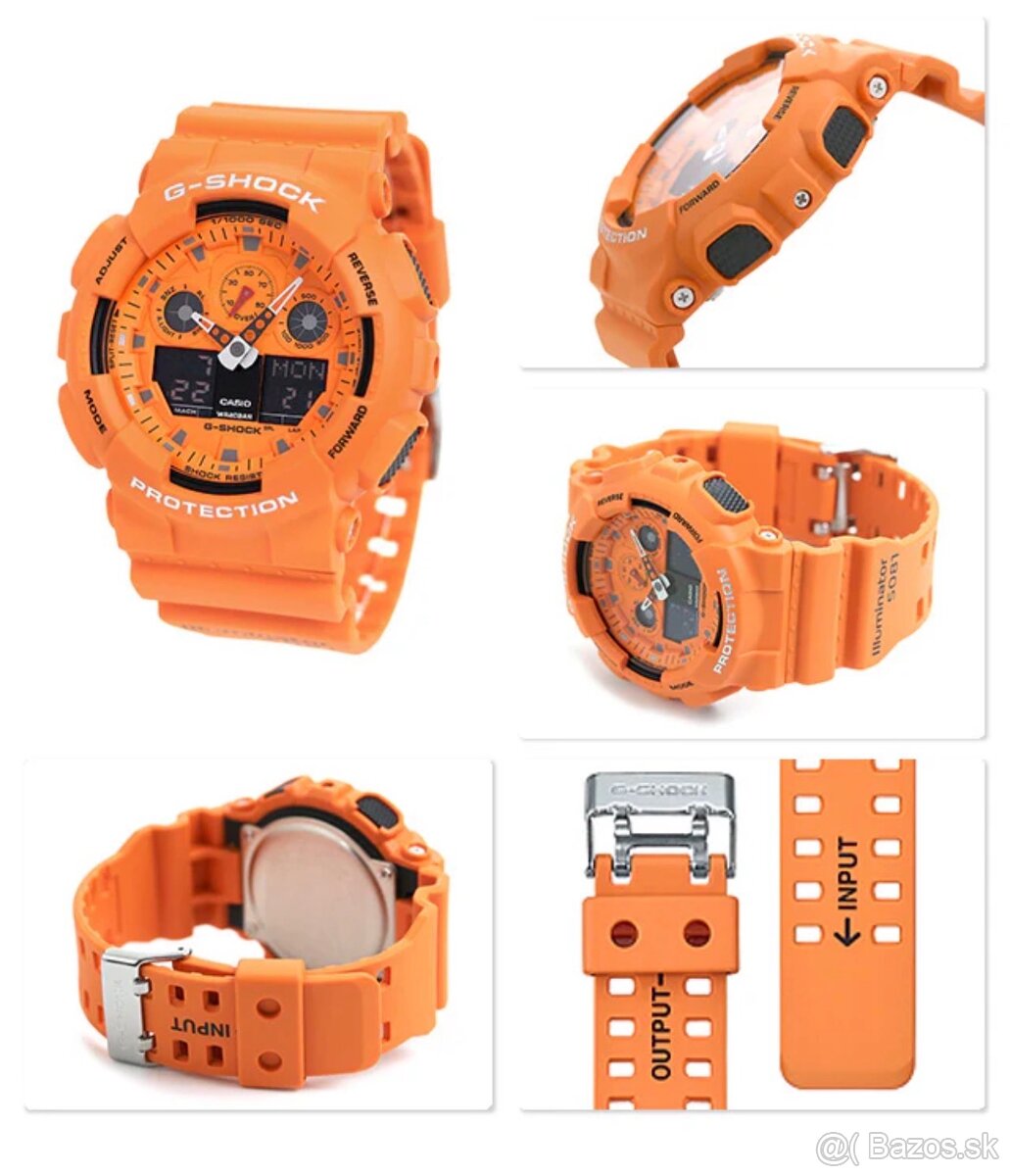 Casio G-Shock GA-100RS-4A - 2
