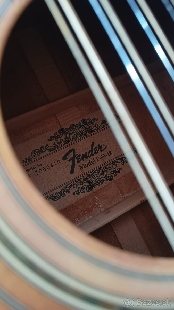 Fender F-55-12 kvalitna 12-strunka, Dreadnought - 2