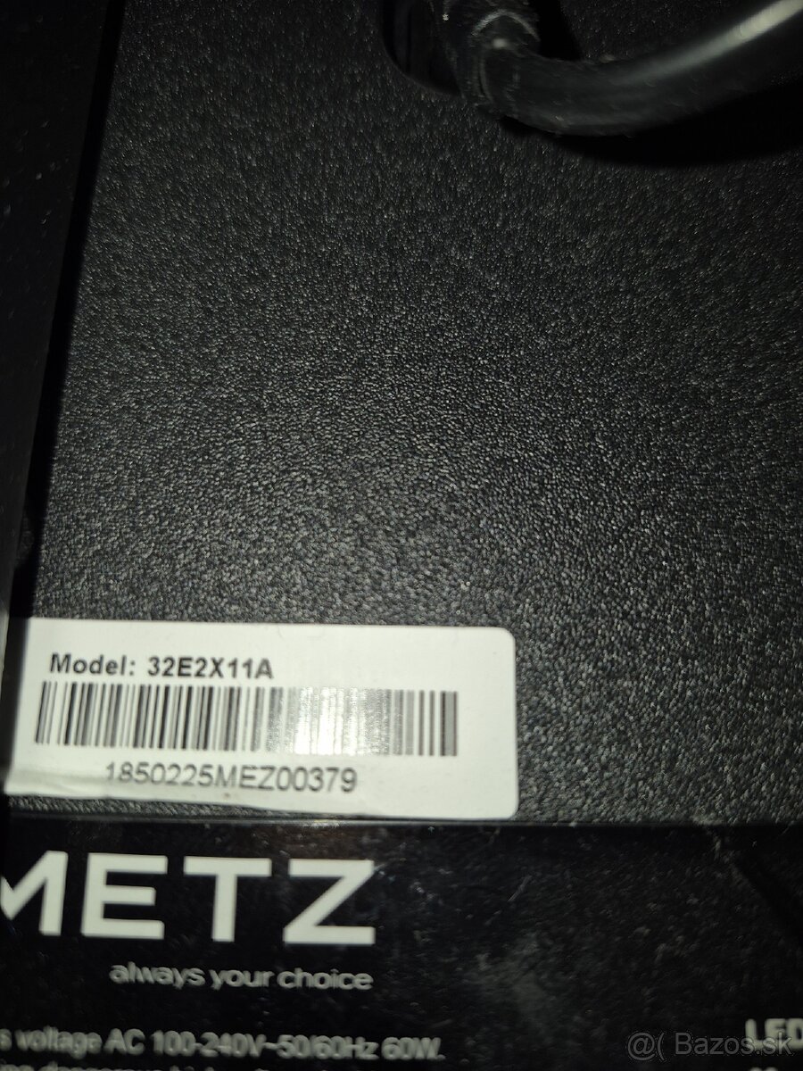 Predám 32" Full HD TV METZ 32E2X11A – výborný stav - 2