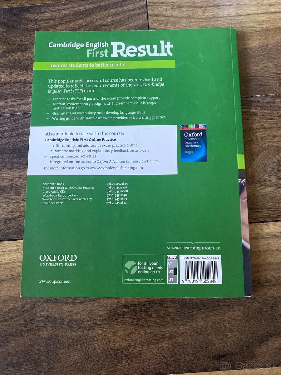Cambridge English First Result - 2