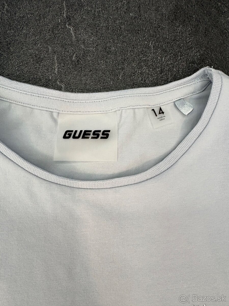 Tričko Guess modré 164 14 rokov - 2