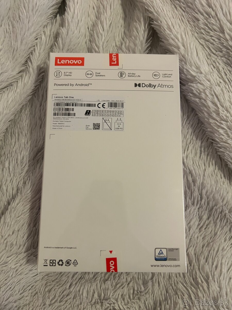 Lenovo Tab One - nový, nerozbalený - 2
