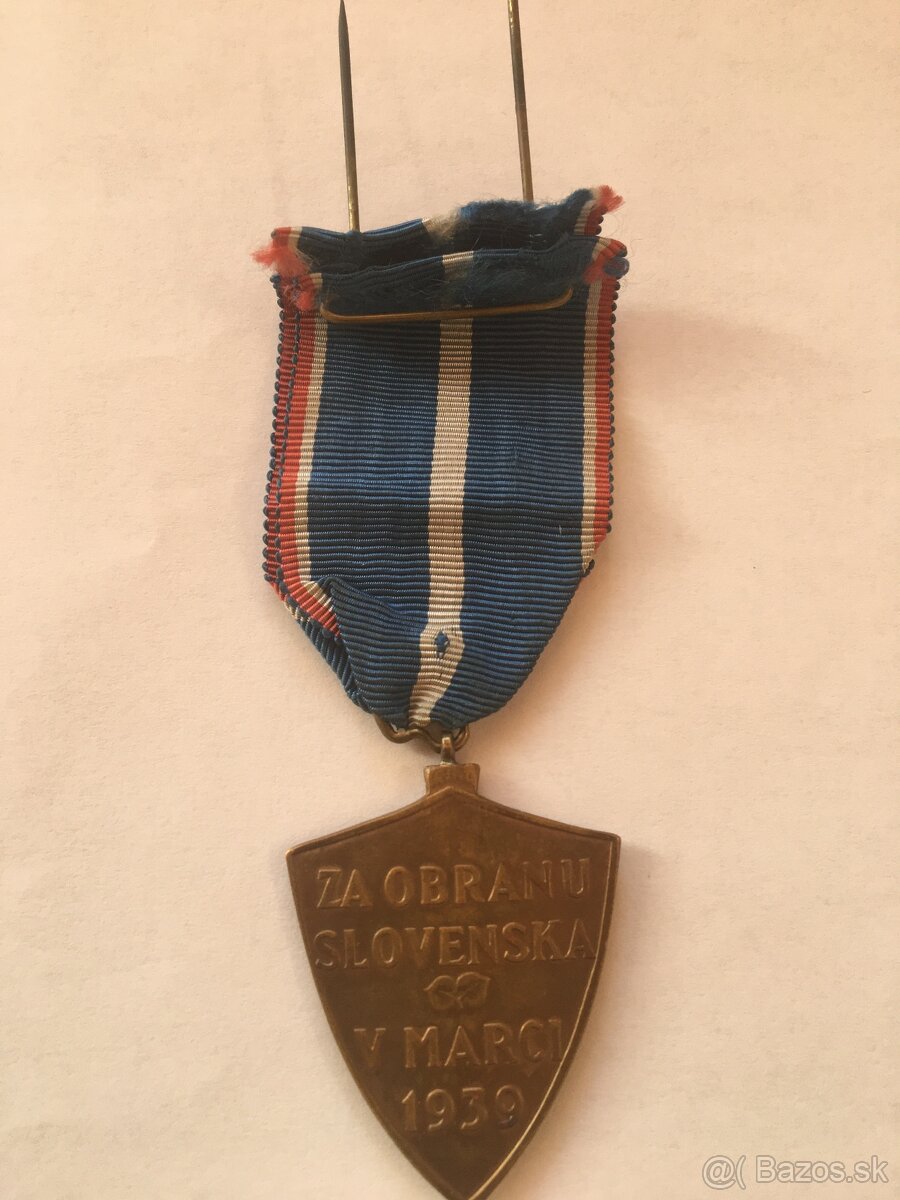 Medajla za obranu Slovenska 1939 - 2