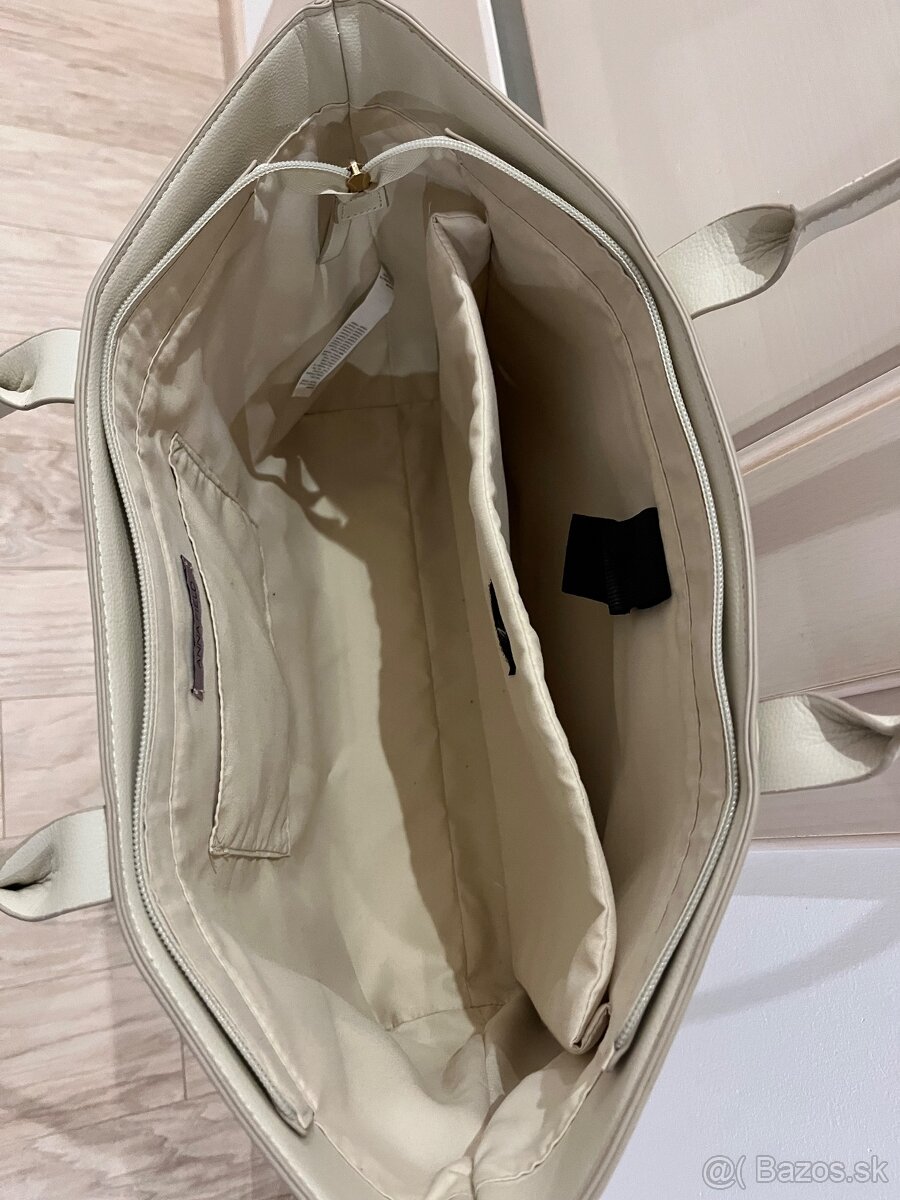 Kabelka na notebook beige - 2