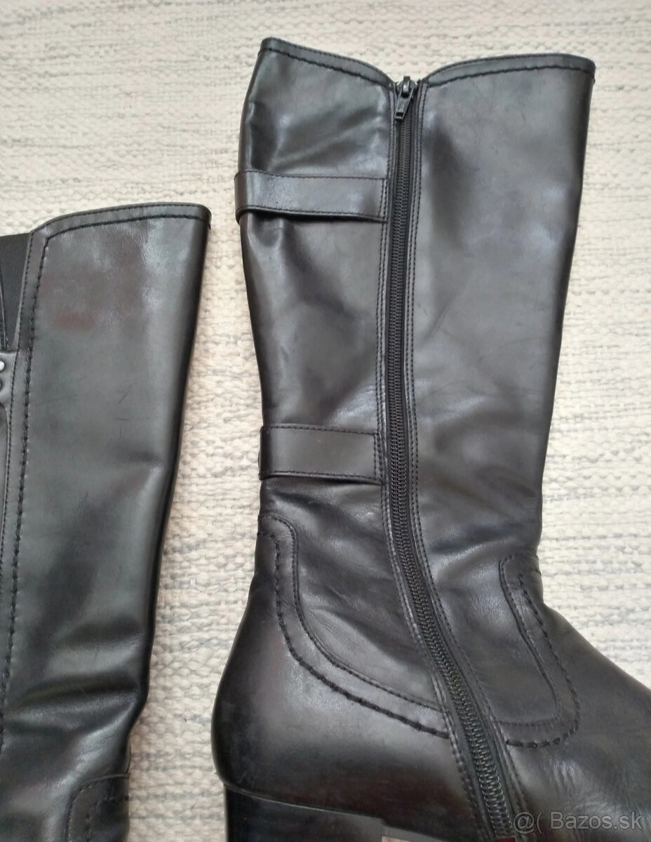 Kožené dámske čižmy Baťa - 2