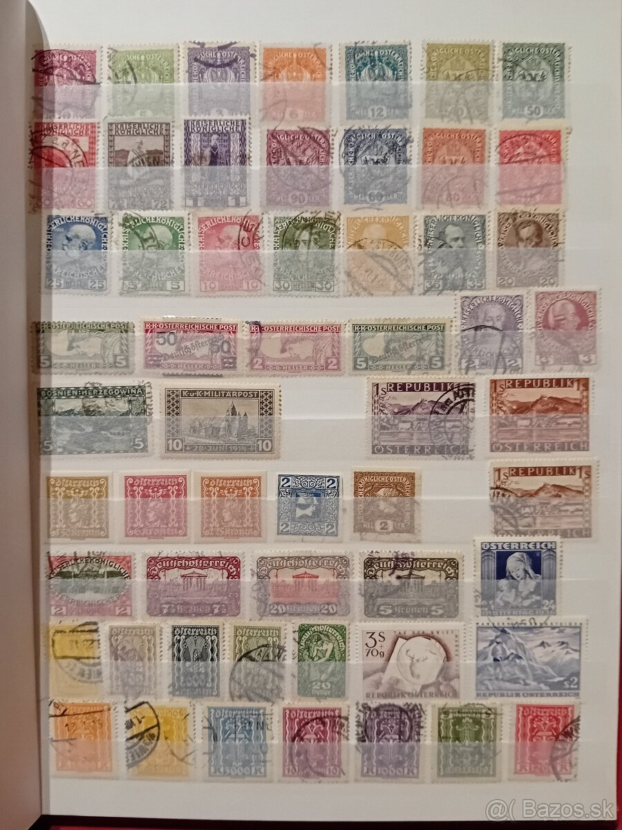 Známky Rakúsko v albume - 2